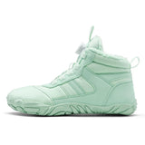 Bottines d’Hiver Unisexes Fourrées et Imperméables avec Fermeture Rotative