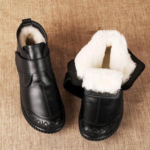 Bottines en cuir élégantes pour femmes