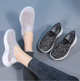 Baskets à semelle souple pour femme – Slip-on en maille ✅