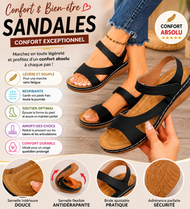 Sandales Compensées Élégantes à Brides Croisées