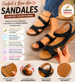 Sandales Compensées Élégantes à Brides Croisées