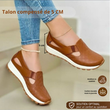 Chaussures Décontractées Femme – Grande Taille, Semelle Compensée