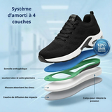 Chaussures de running confortables en maille Flyknit pour femme – Grandes tailles