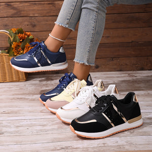 Chaussures à lacets à bout rond