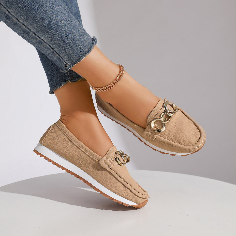 Chaussures décontractées et confortables à enfiler, mocassins, printemps, été, automne