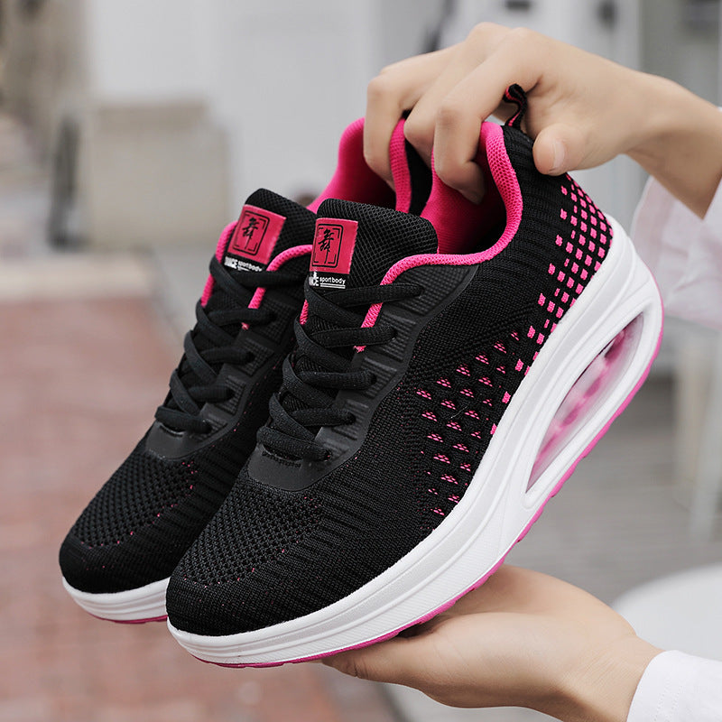 Chaussures de marche sportives pour femmes à semelle souple antidérapante