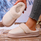Chaussures en coton polyvalentes pour couples en hiver