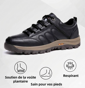 Chaussures de ville en coton à bout rond pour hommes