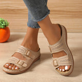 Sandales Femme Confort à Boucles