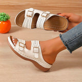 Sandales Femme Confort à Boucles