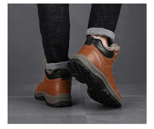 Bottines en cuir pour hommes