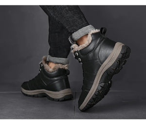 Bottines en cuir pour hommes
