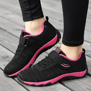 chaussure velcro plate pour femmes