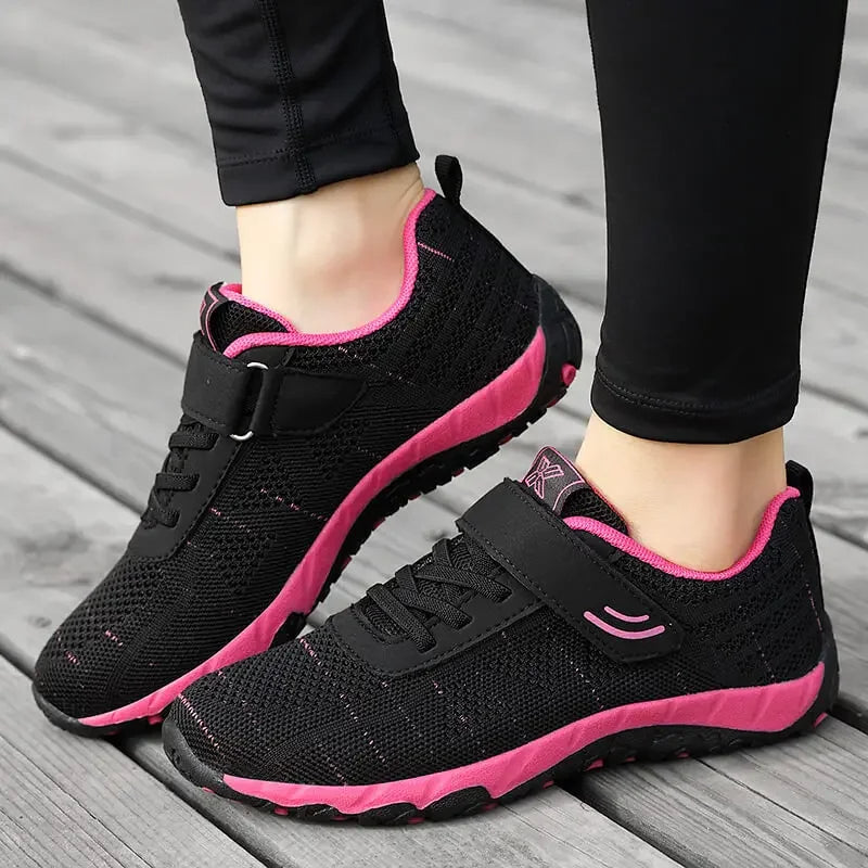 chaussure velcro plate pour femmes