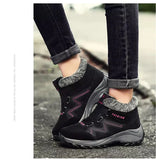 Bottines d'hiver en peluche chaudes pour femmes