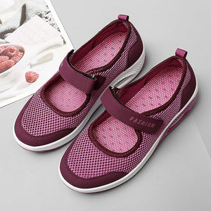 Chaussures Velcro confortables et antidérapantes pour femmes