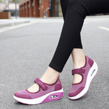 Chaussures Velcro confortables et antidérapantes pour femmes