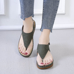 Sandales à lanières et bout ouvert pour femmes
