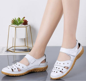 Sandales en cuir respirantes pour femmes