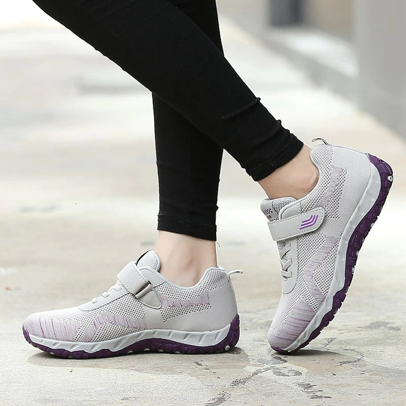 Espadrilles antidérapantes vulcanisées Velcro Pour femmes