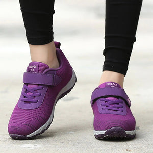 Espadrilles antidérapantes vulcanisées Velcro Pour femmes