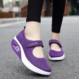 Chaussures Velcro confortables et antidérapantes pour femmes
