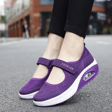 Chaussures Velcro confortables et antidérapantes pour femmes
