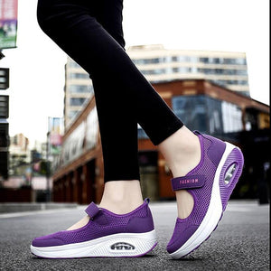 Chaussures Velcro confortables et antidérapantes pour femmes