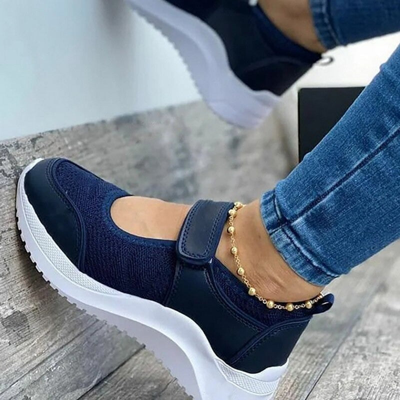 Chaussures en Maille respirantes Plate-Forme pour Femmes