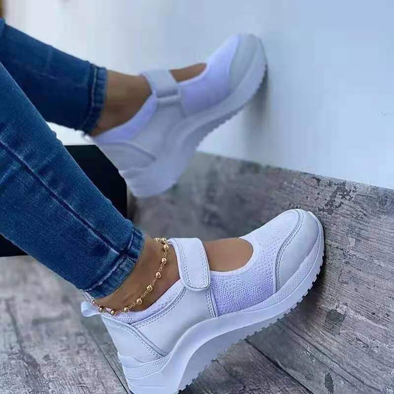Chaussures en Maille respirantes Plate-Forme pour Femmes