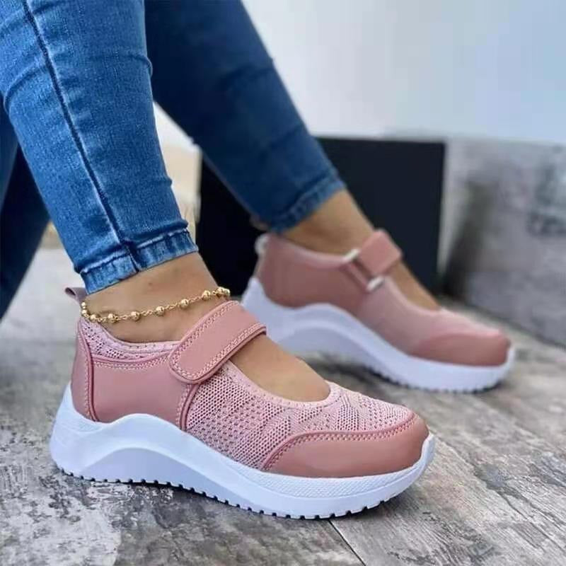 Chaussures en Maille respirantes Plate-Forme pour Femmes