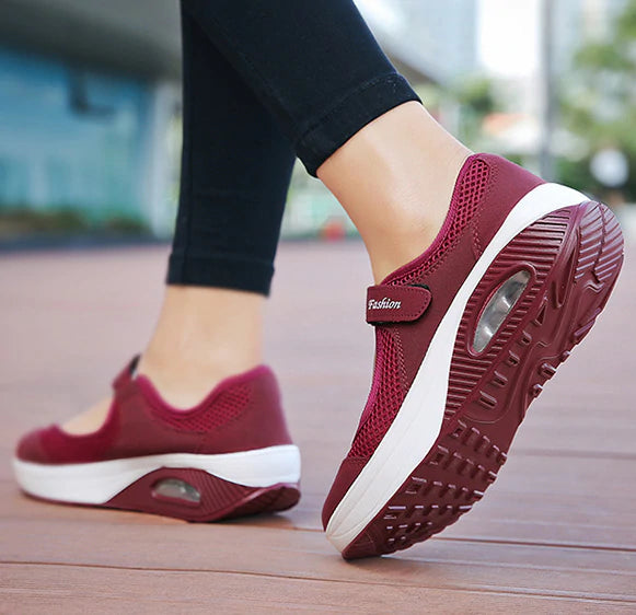 Chaussures Velcro confortables et antidérapantes pour femmes