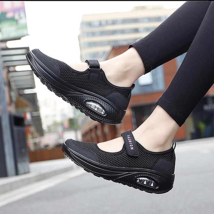 Chaussures Velcro confortables et antidérapantes pour femmes